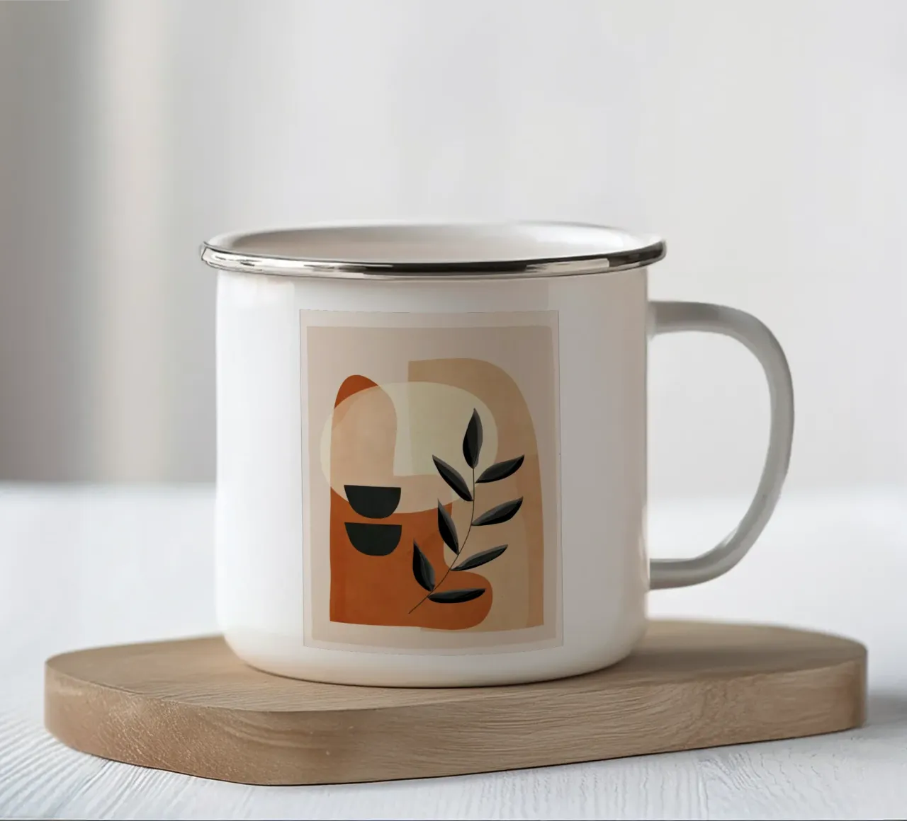 Colorful Abstract Shapes 7 tazza in smalto da cityart
