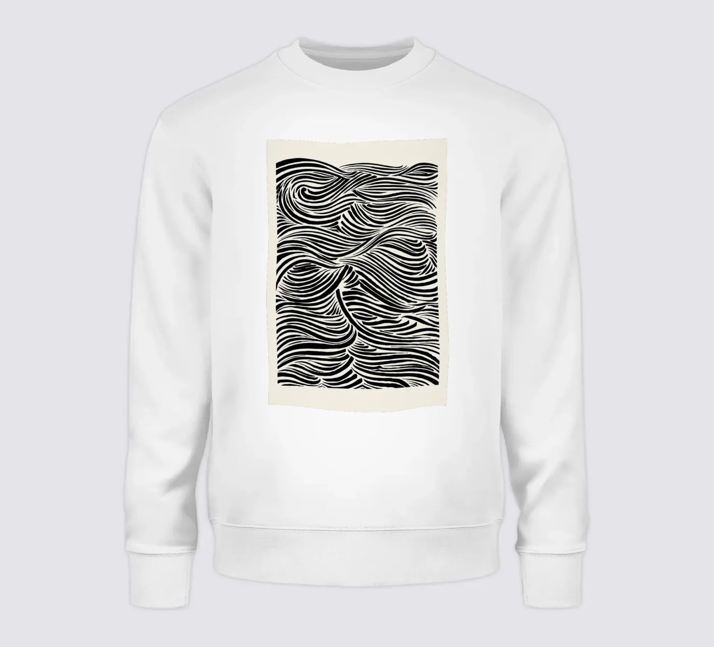 Deep Waves felpa da Graphite