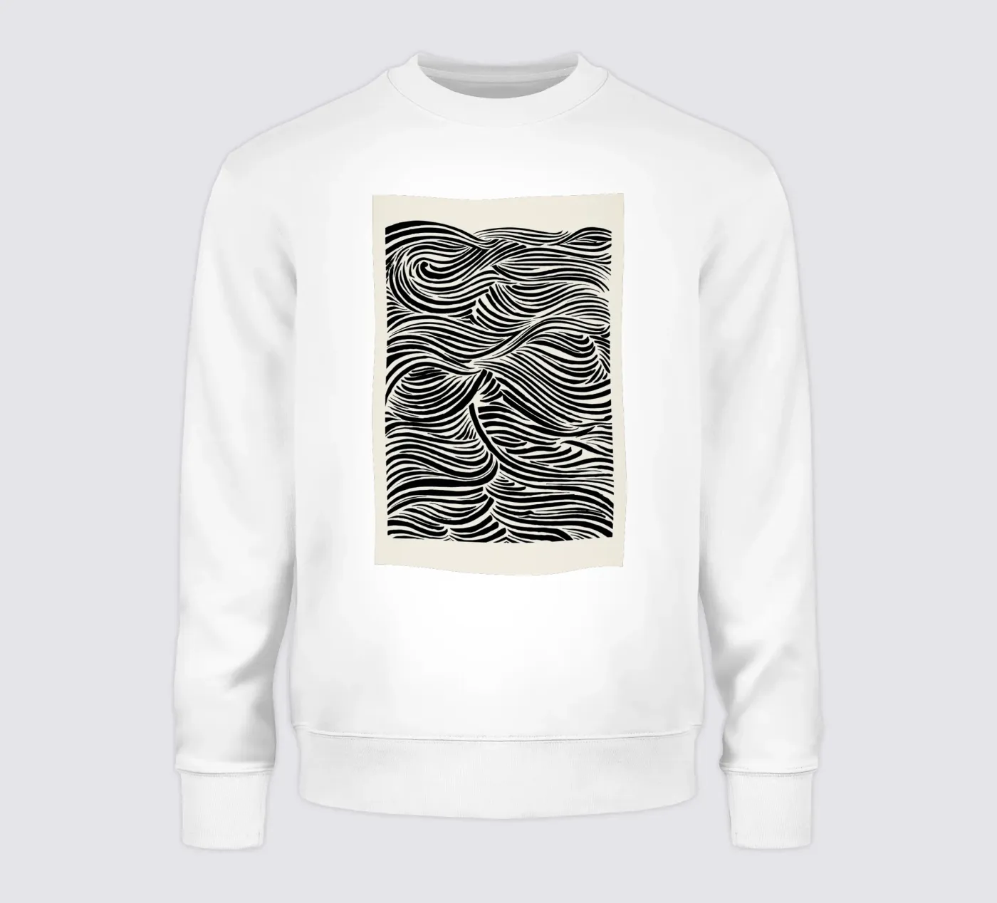 Deep Waves felpa da Graphite