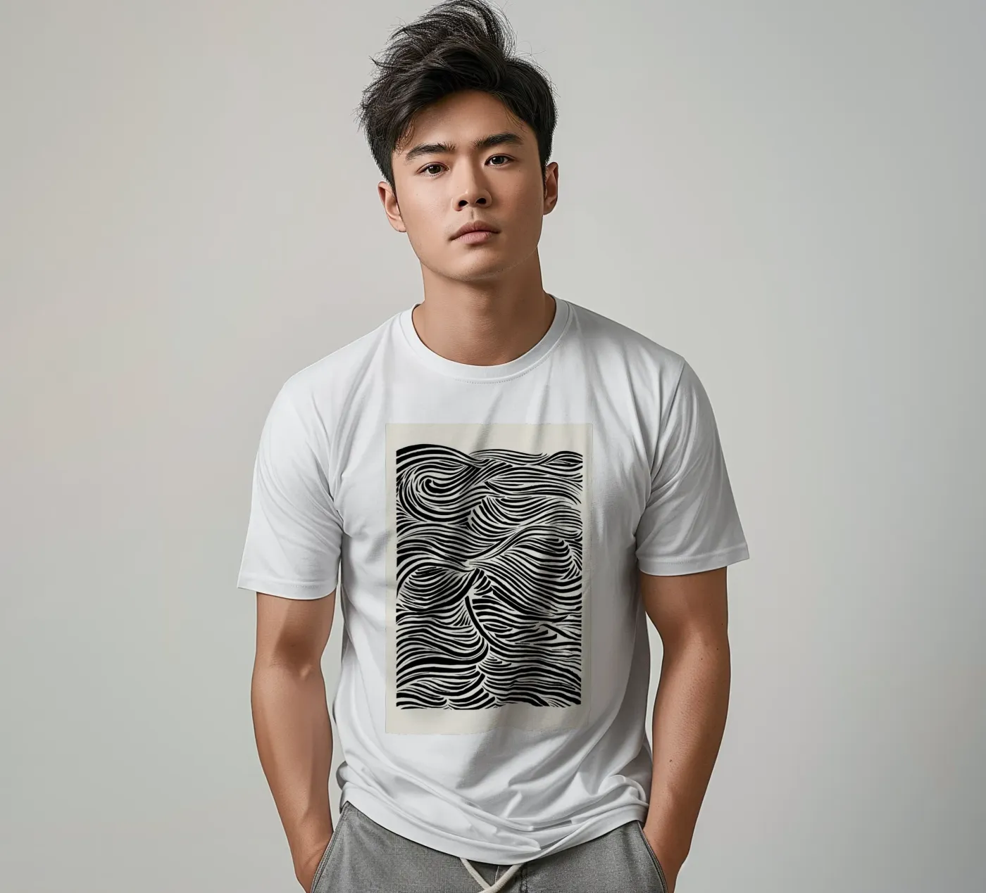 Deep Waves t-shirt da Graphite