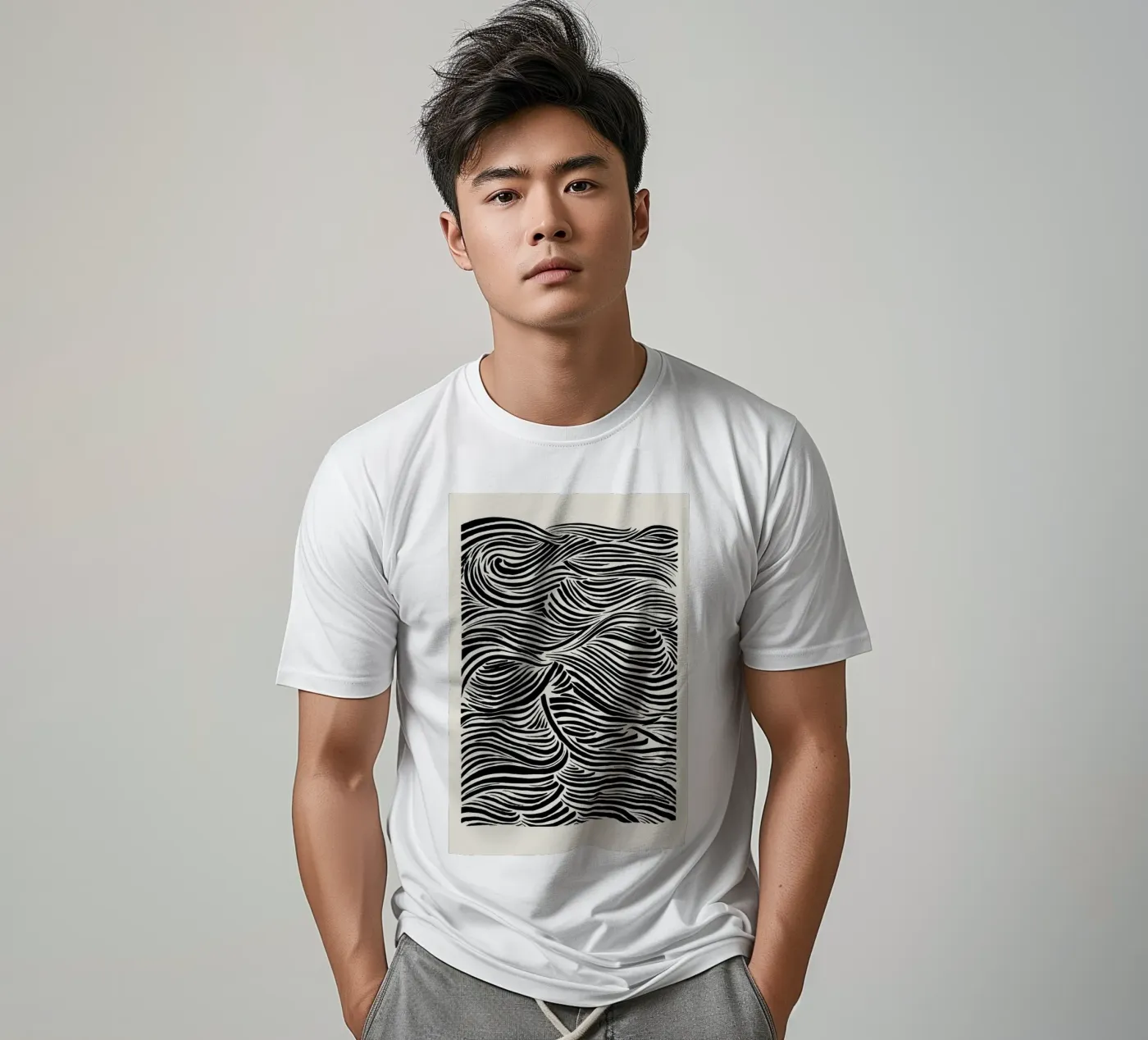 Deep Waves t-shirt da Graphite