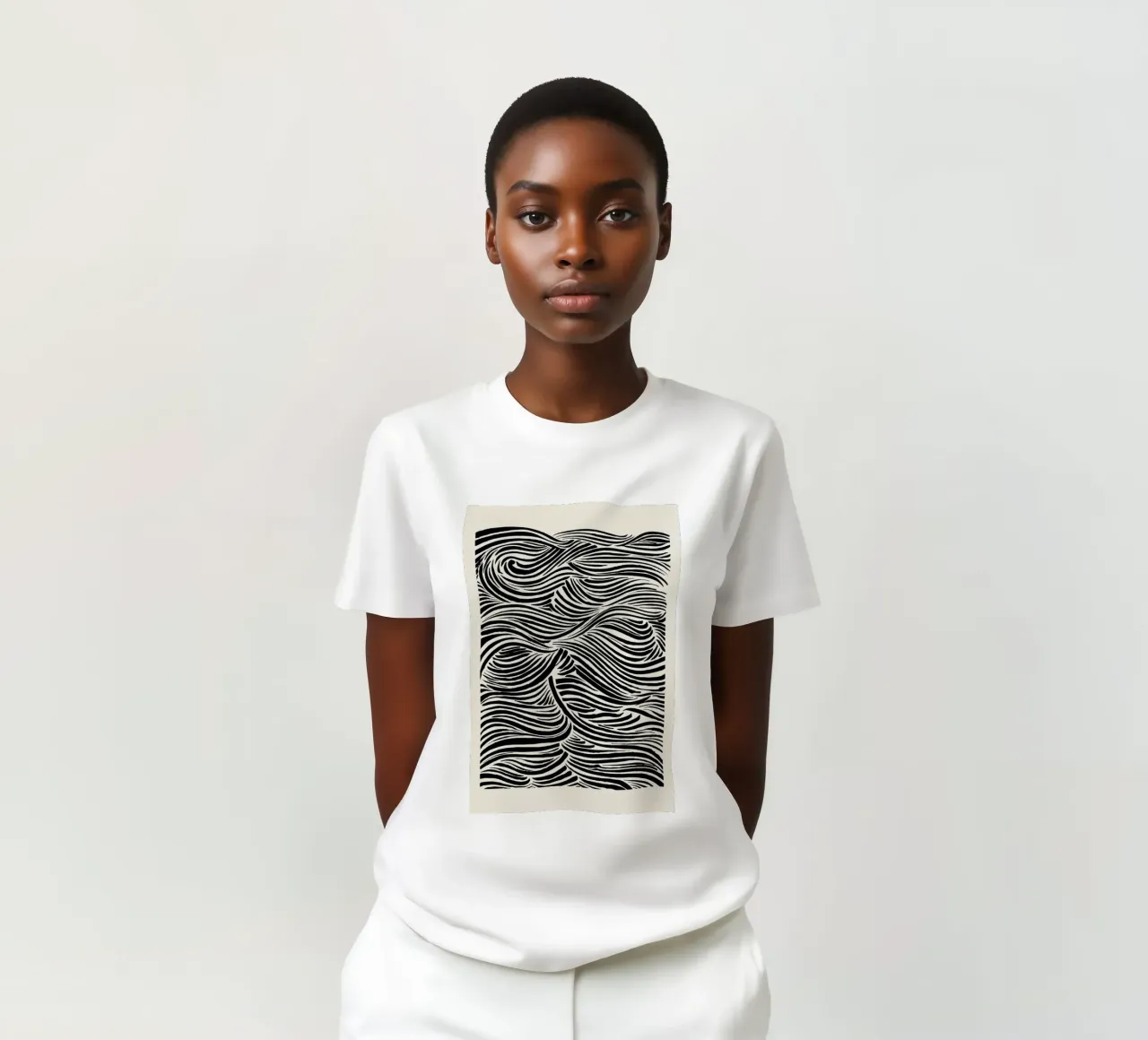 Deep Waves t-shirt by Graphite