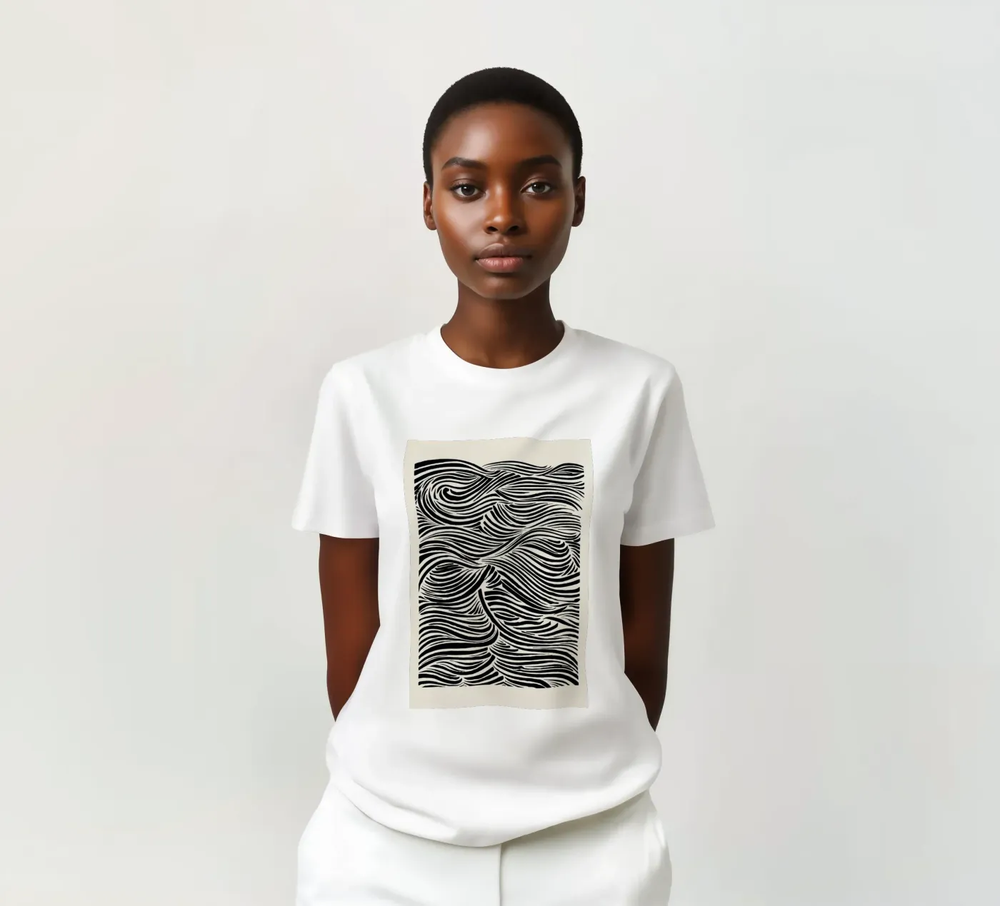Deep Waves t-shirt da Graphite