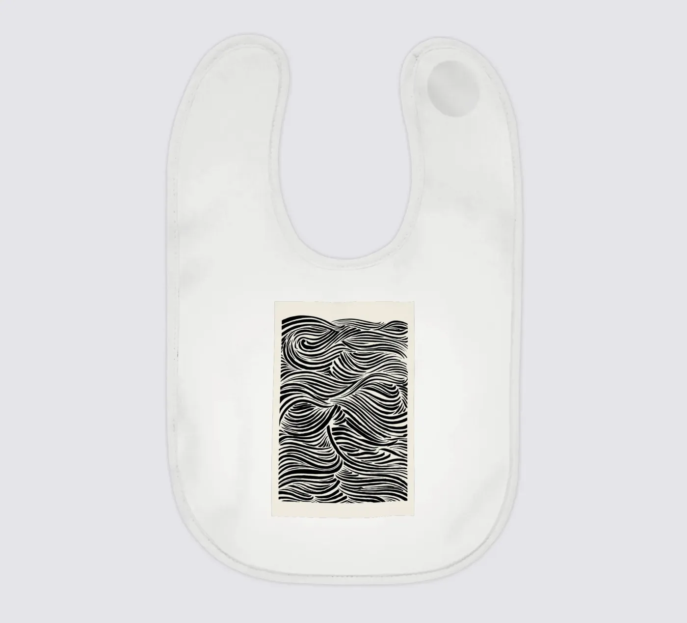Deep Waves Babylätzchen von Graphite