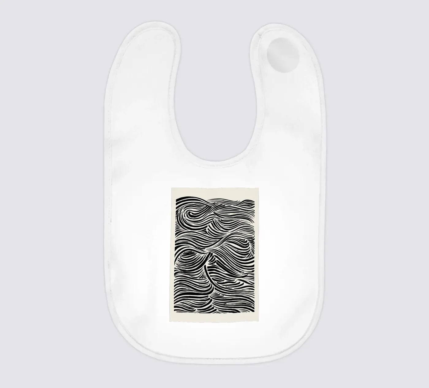 Deep Waves Babylätzchen von Graphite