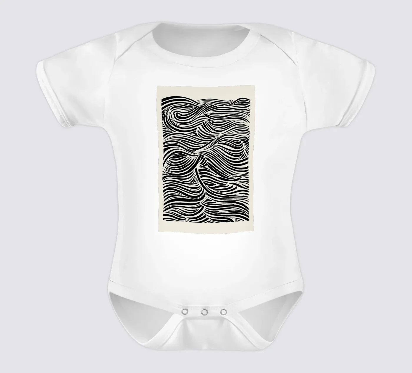 Deep Waves body bébé de Graphite