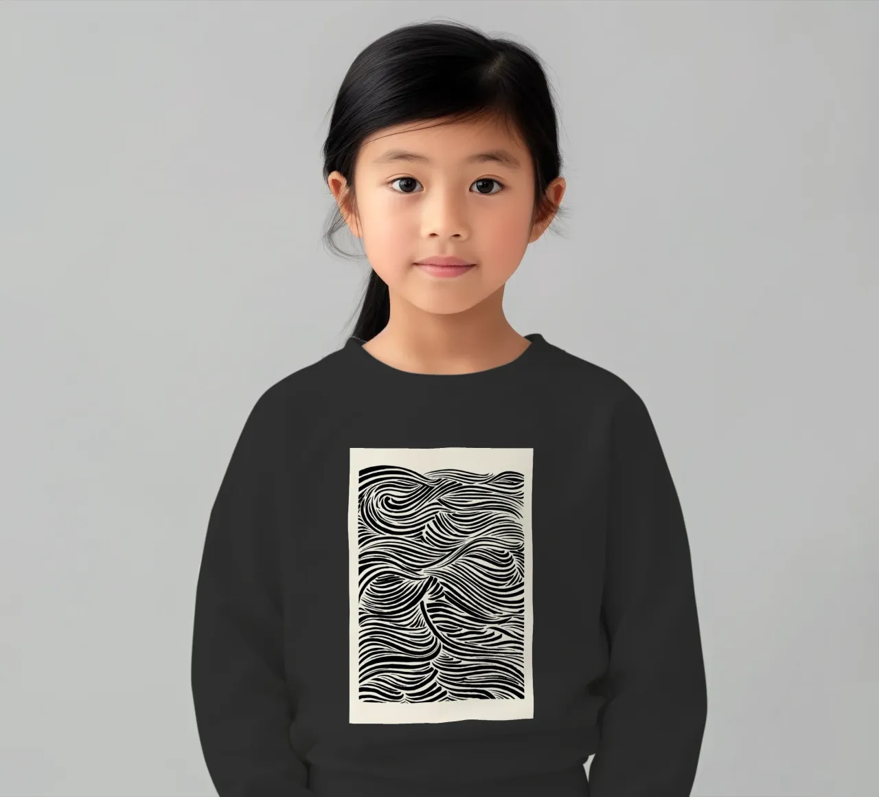 Deep Waves felpa bambino da Graphite