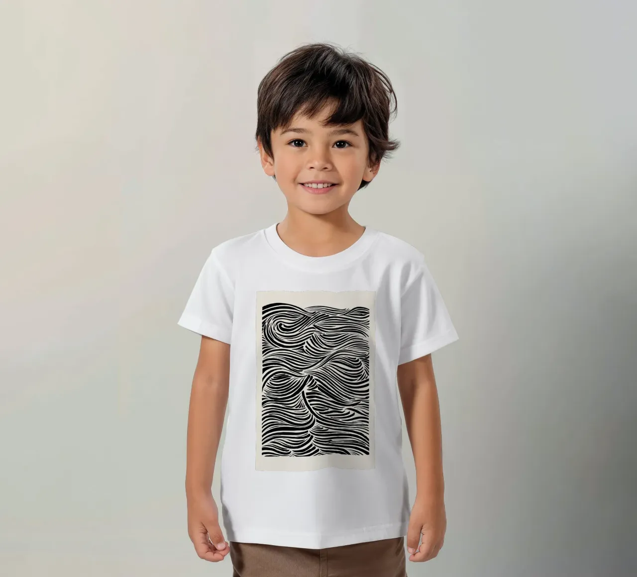 Deep Waves kinder t-shirt van Graphite
