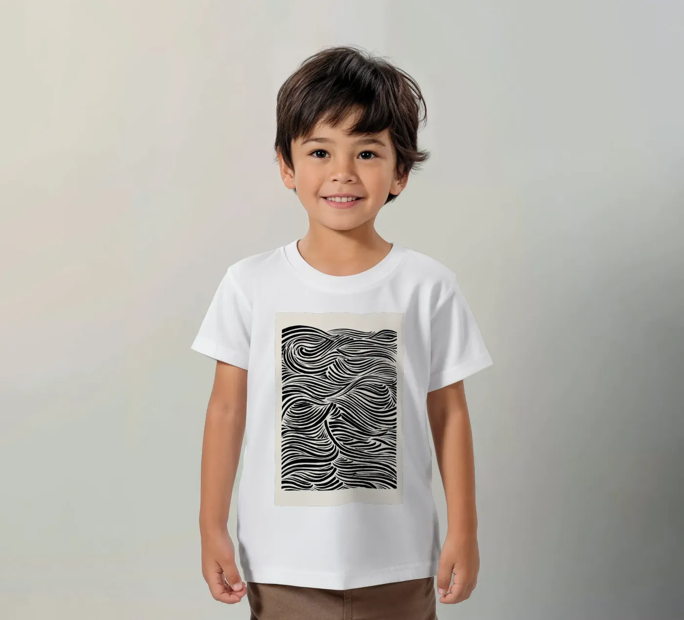 Deep Waves kinder t-shirt van Graphite