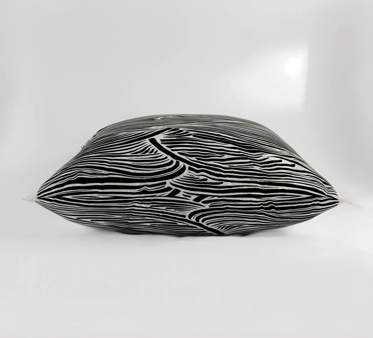 Deep Waves decorative cushion by Graphite