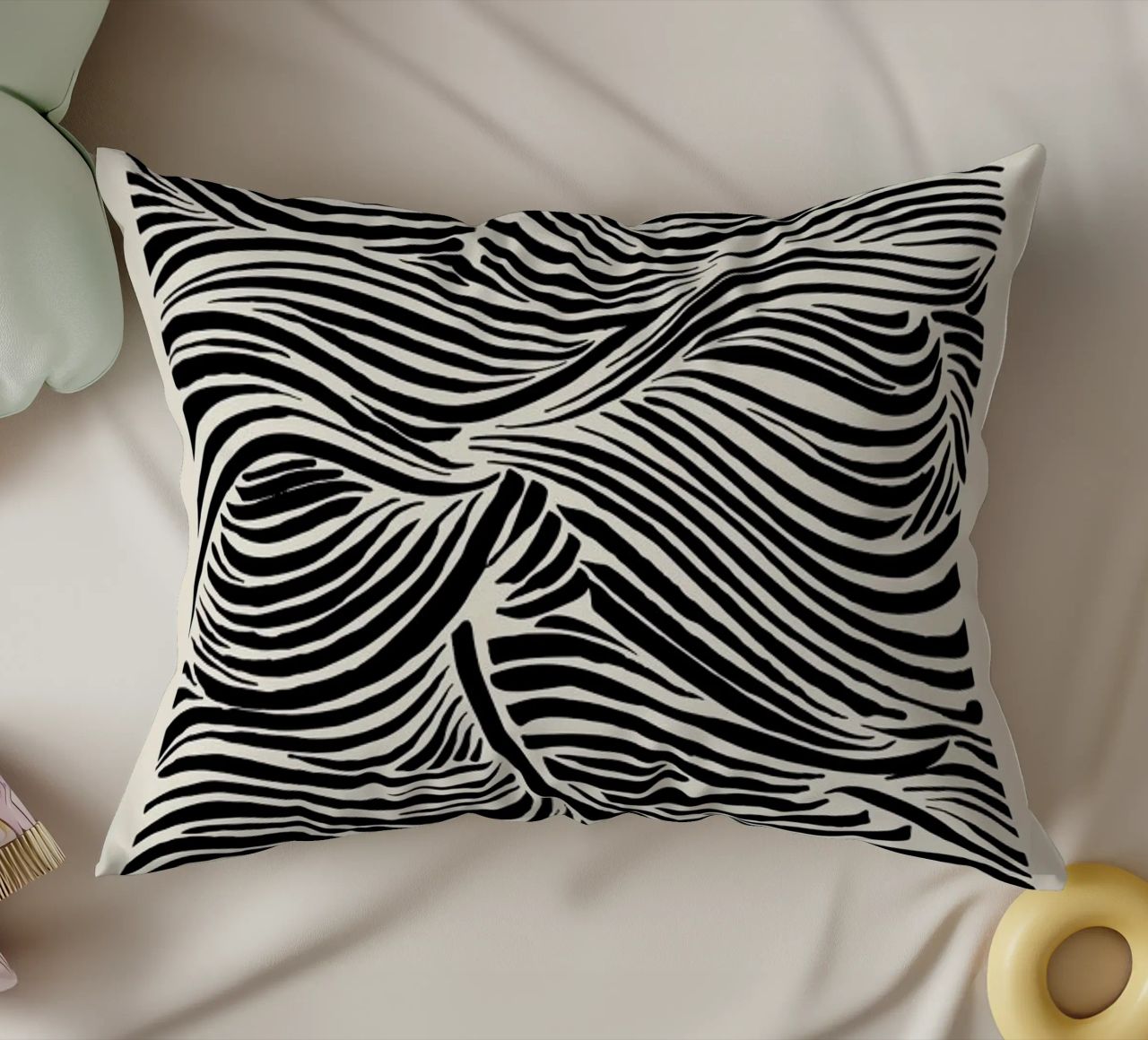 Deep Waves cuscino da Graphite