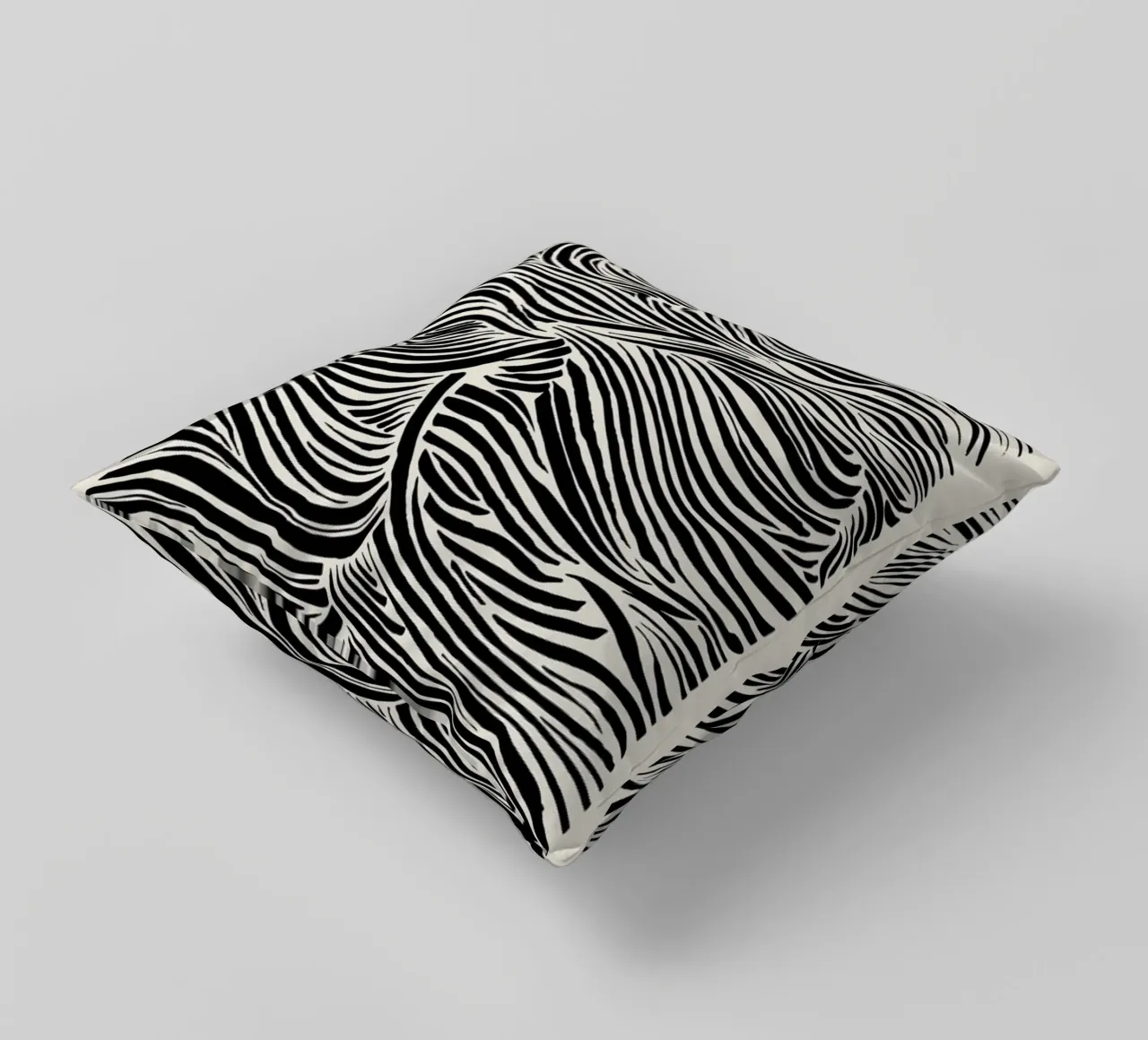 Deep Waves decorative cushion by Graphite