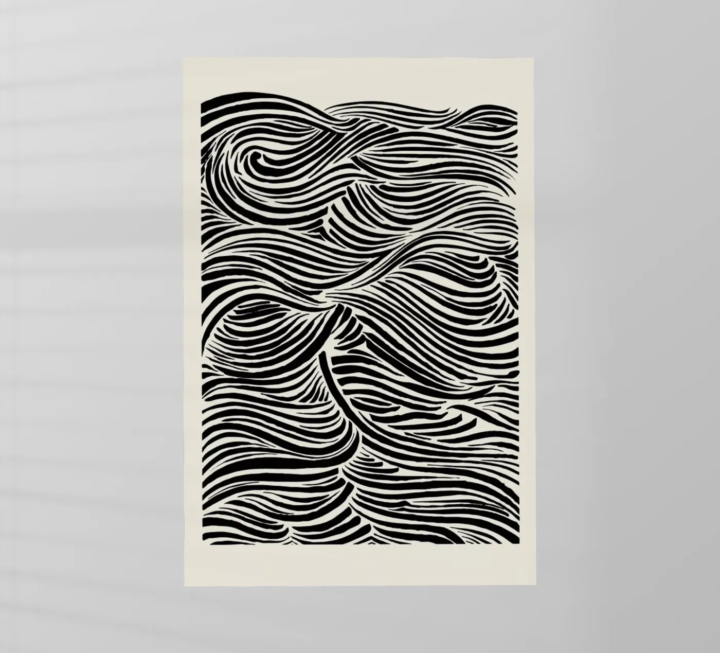 Deep Waves backlit folie van Graphite