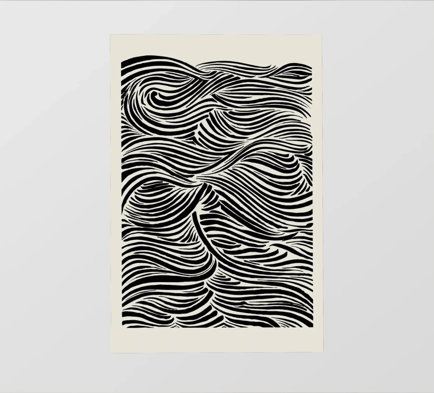 Deep Waves backlit folie van Graphite