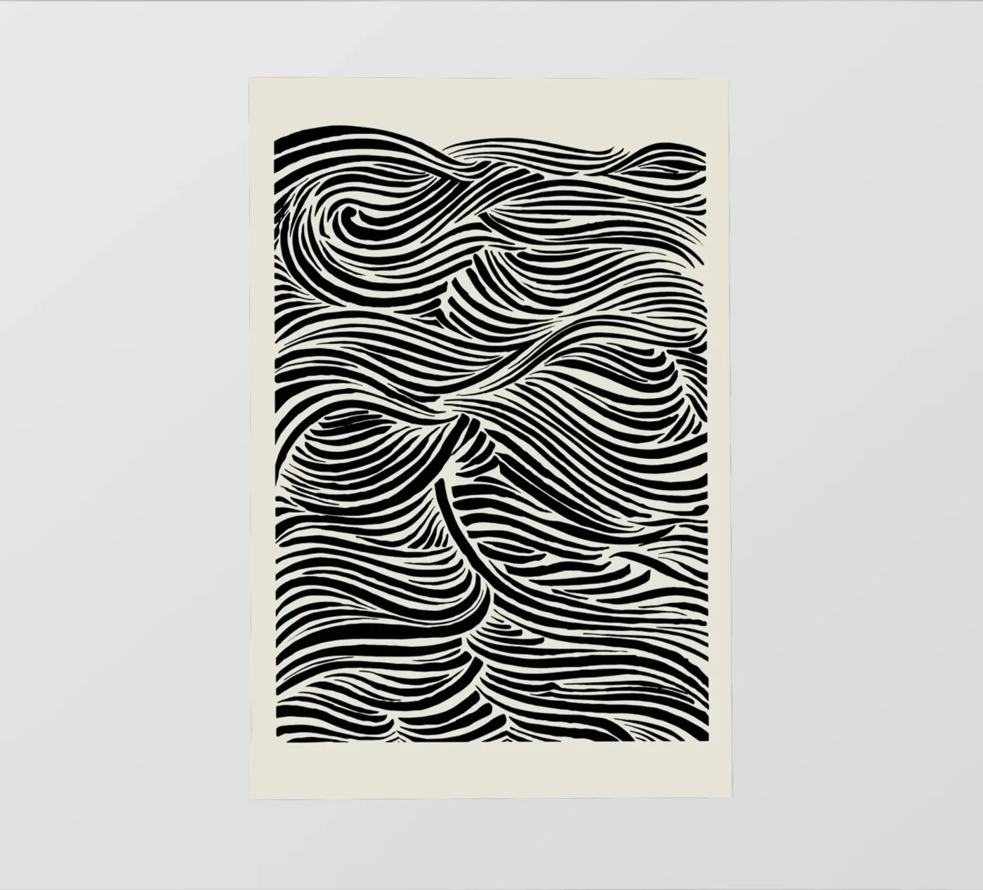 Deep Waves telo in pvc da Graphite