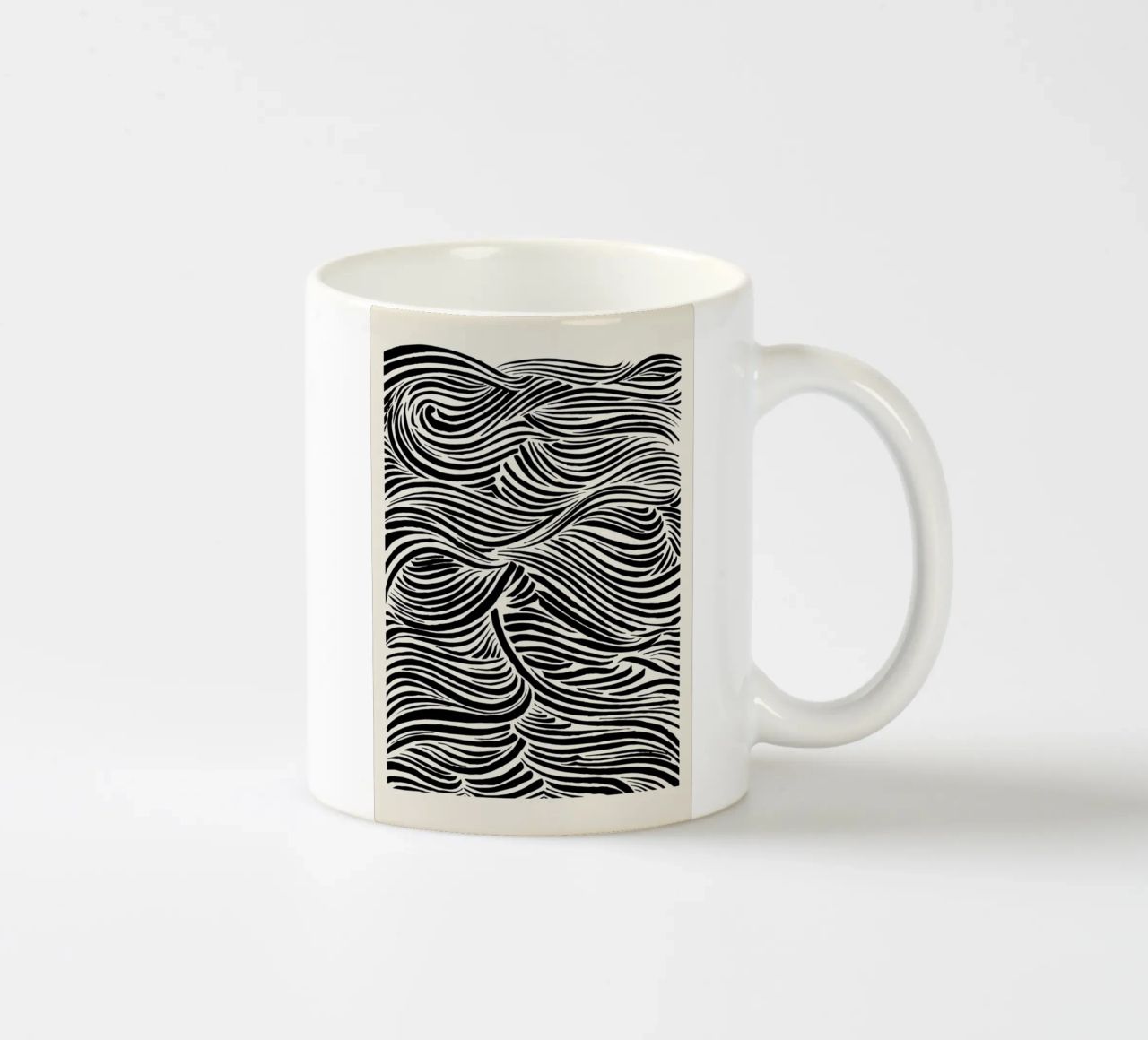 Deep Waves tazza in ceramica da Graphite