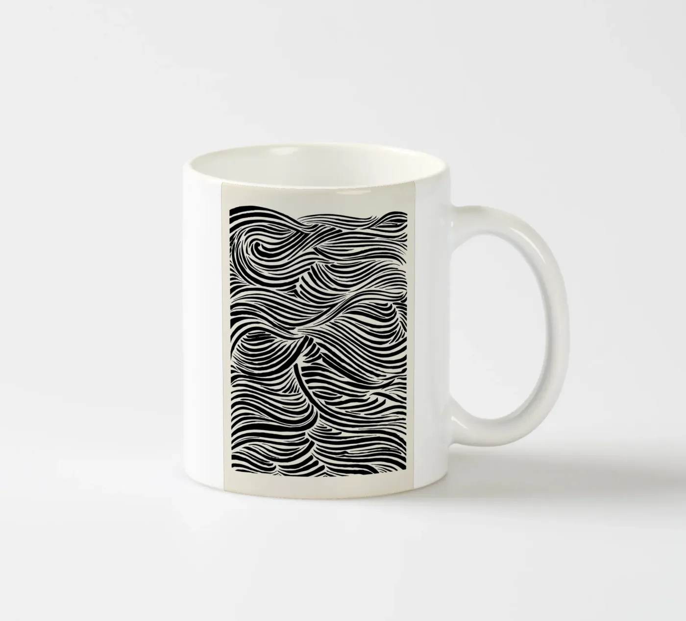 Deep Waves mug en céramique de Graphite