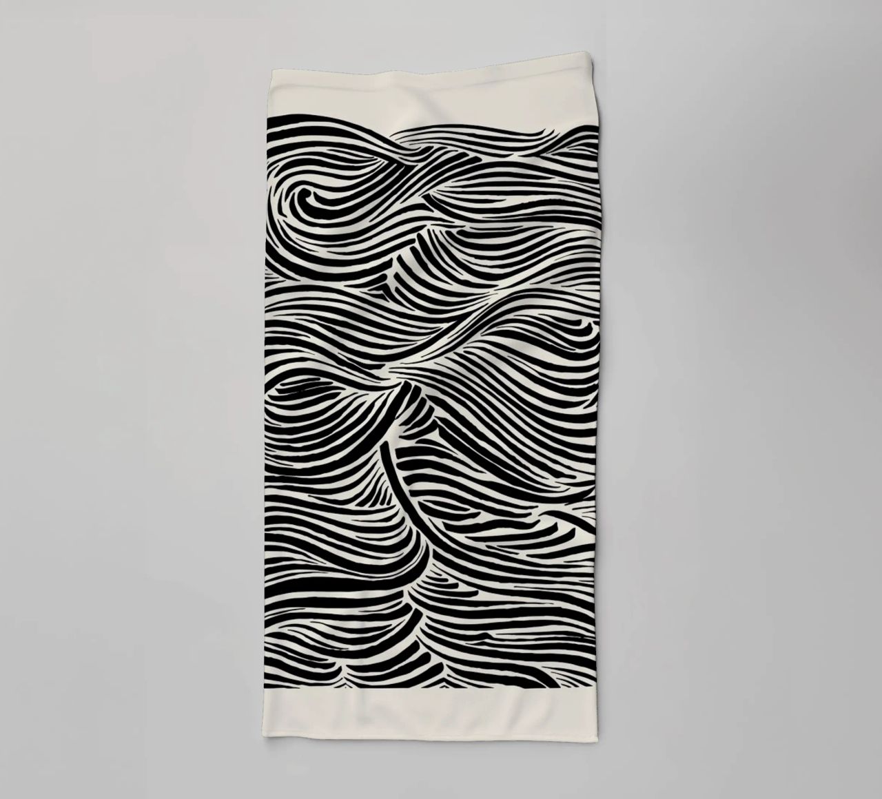 Deep Waves asciugamano da bagno da Graphite