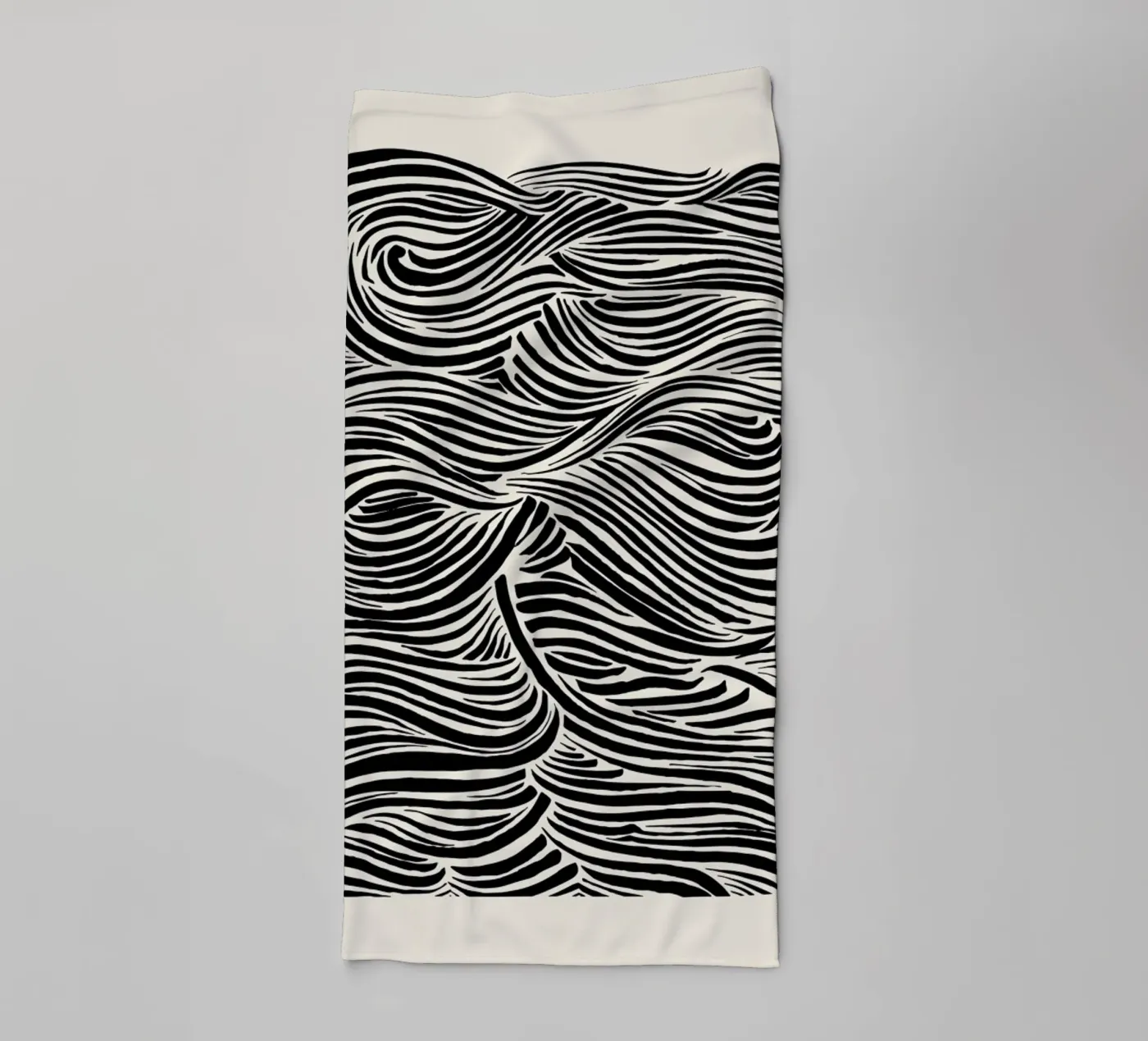 Deep Waves badhanddoek van Graphite