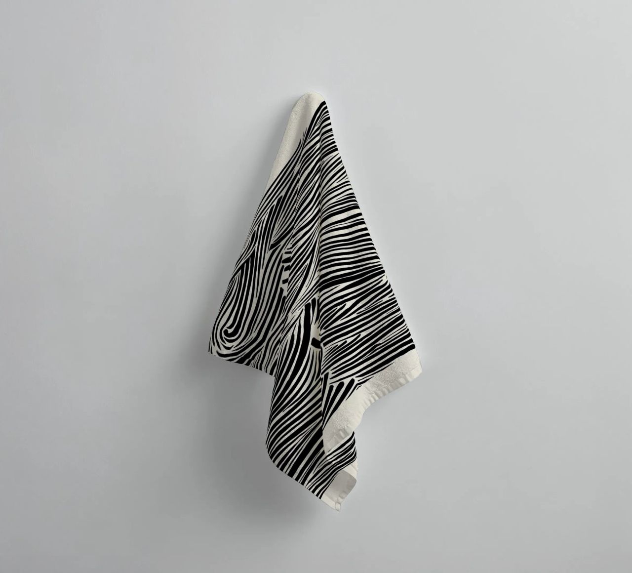 Deep Waves asciugamano da bagno da Graphite