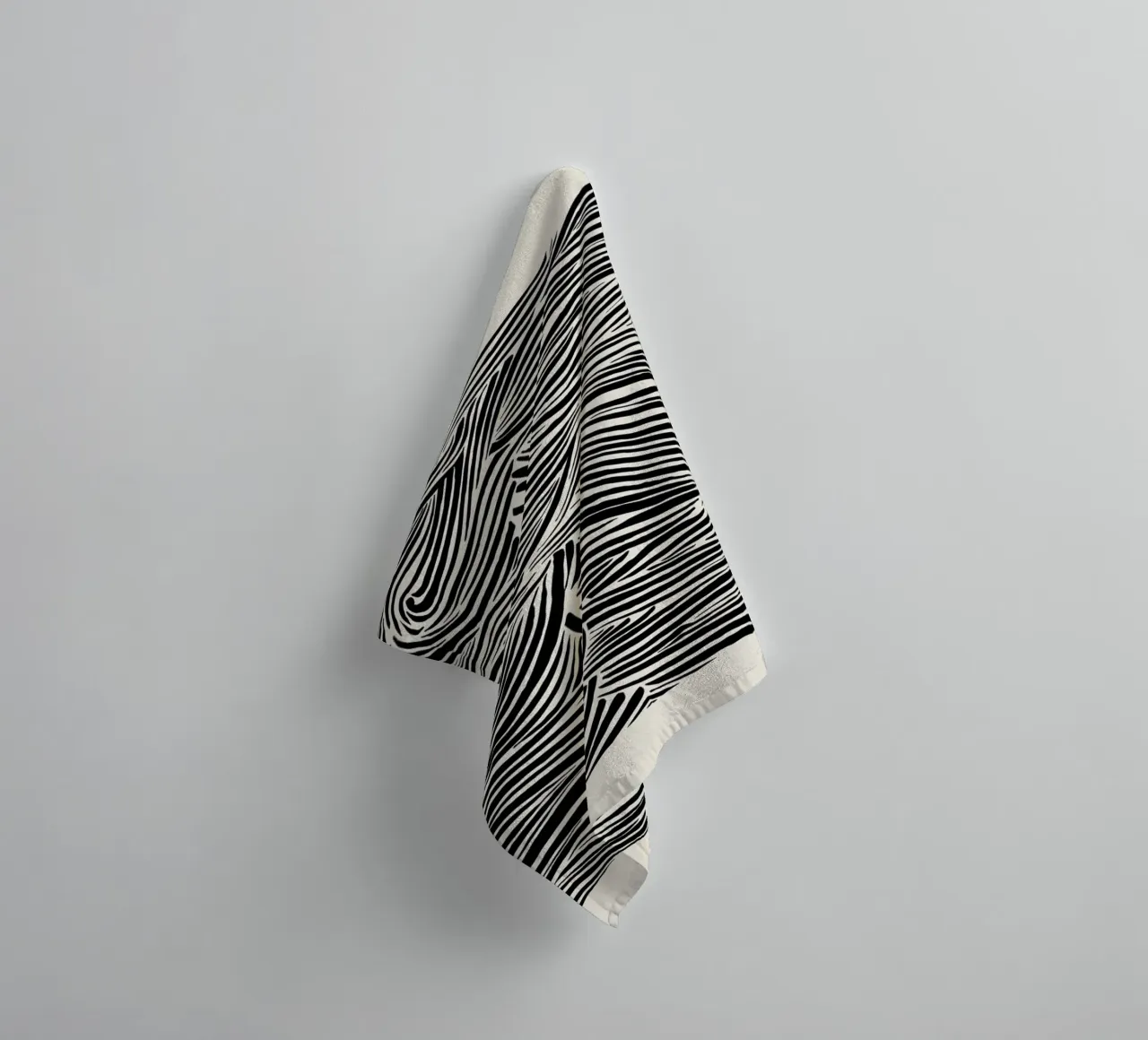 Deep Waves toalla de baño de Graphite