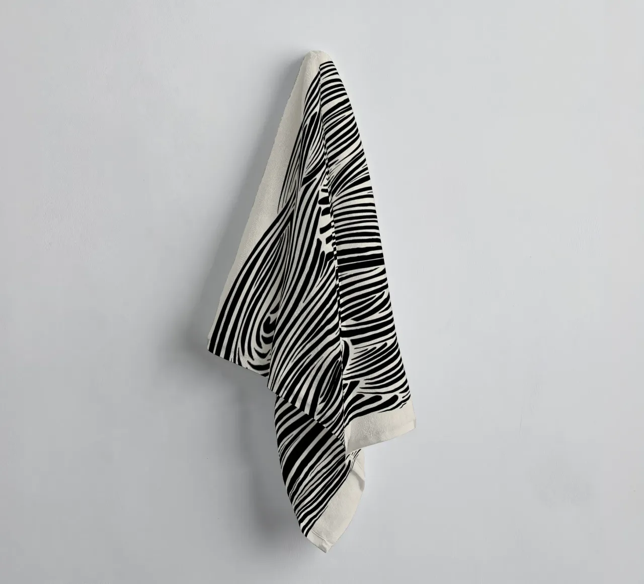 Deep Waves towel by Graphite