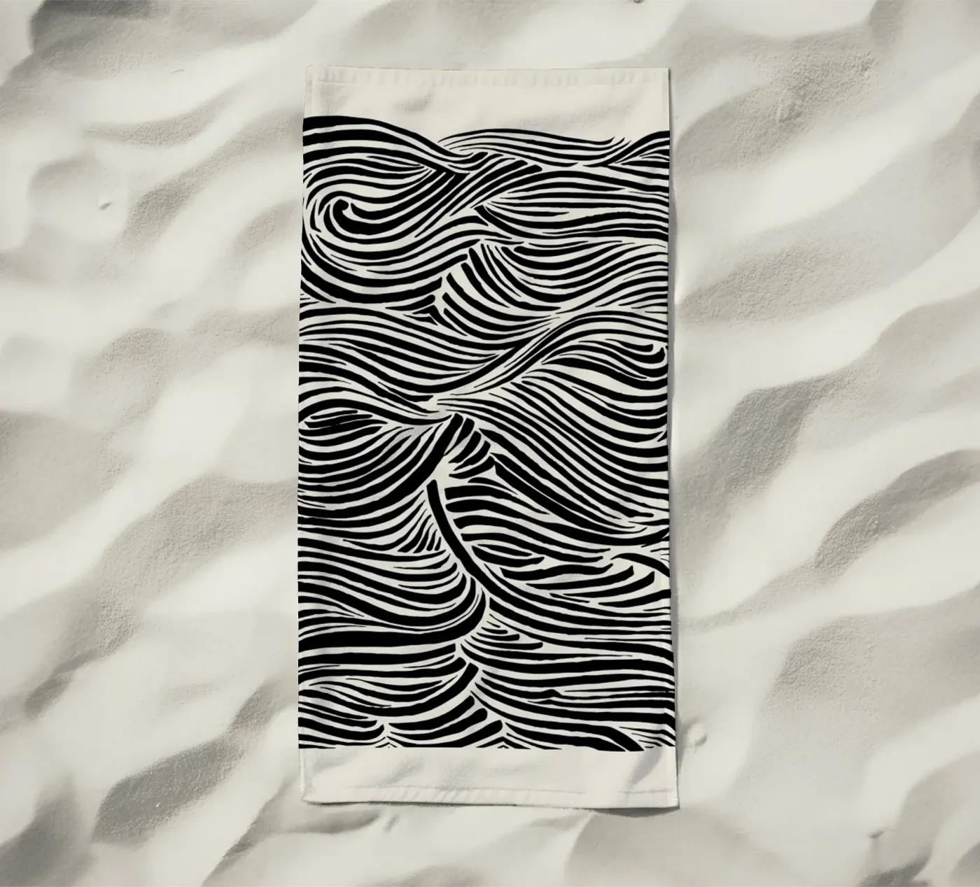 Deep Waves strandhanddoek van Graphite