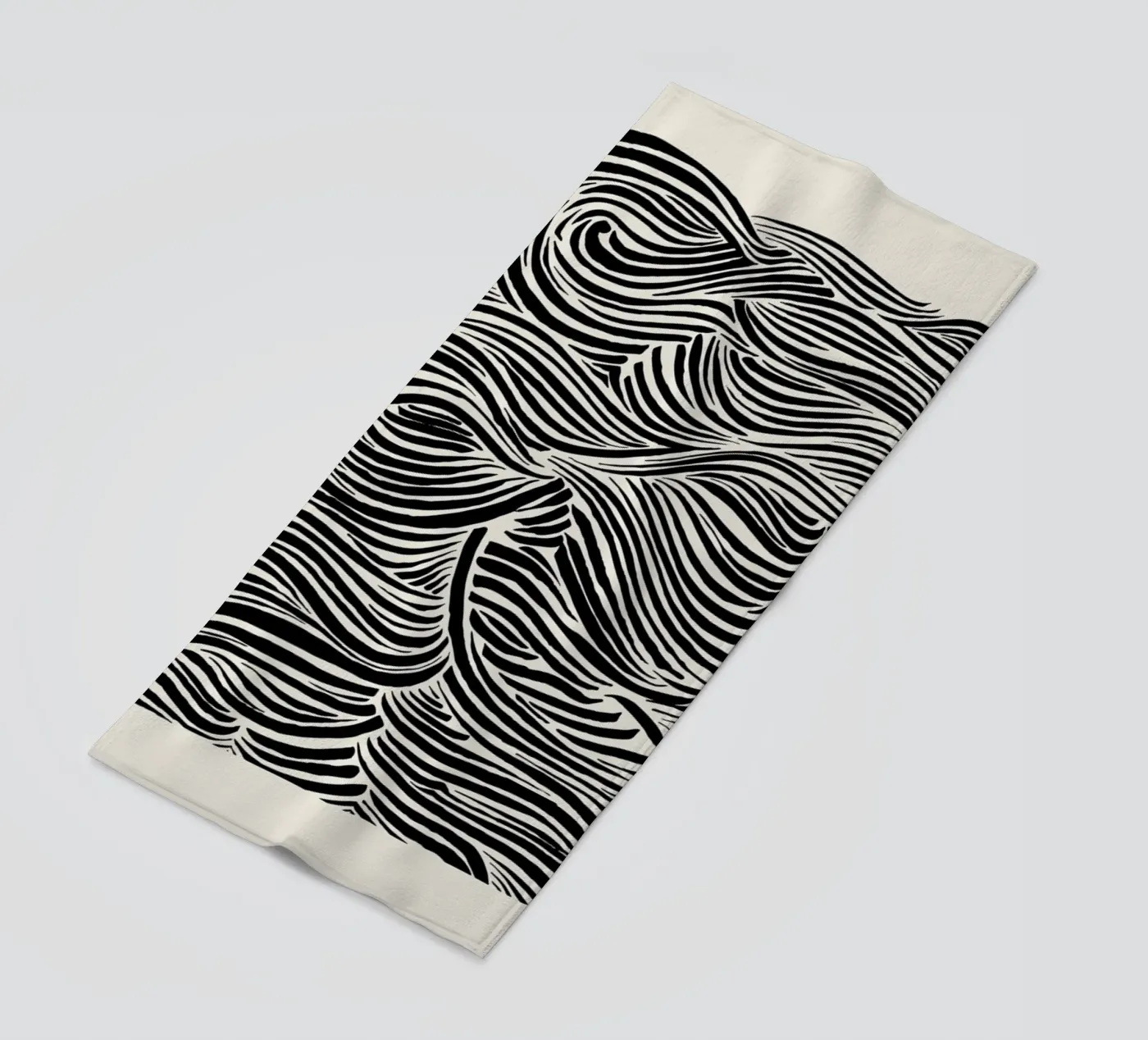 Deep Waves strandhanddoek van Graphite