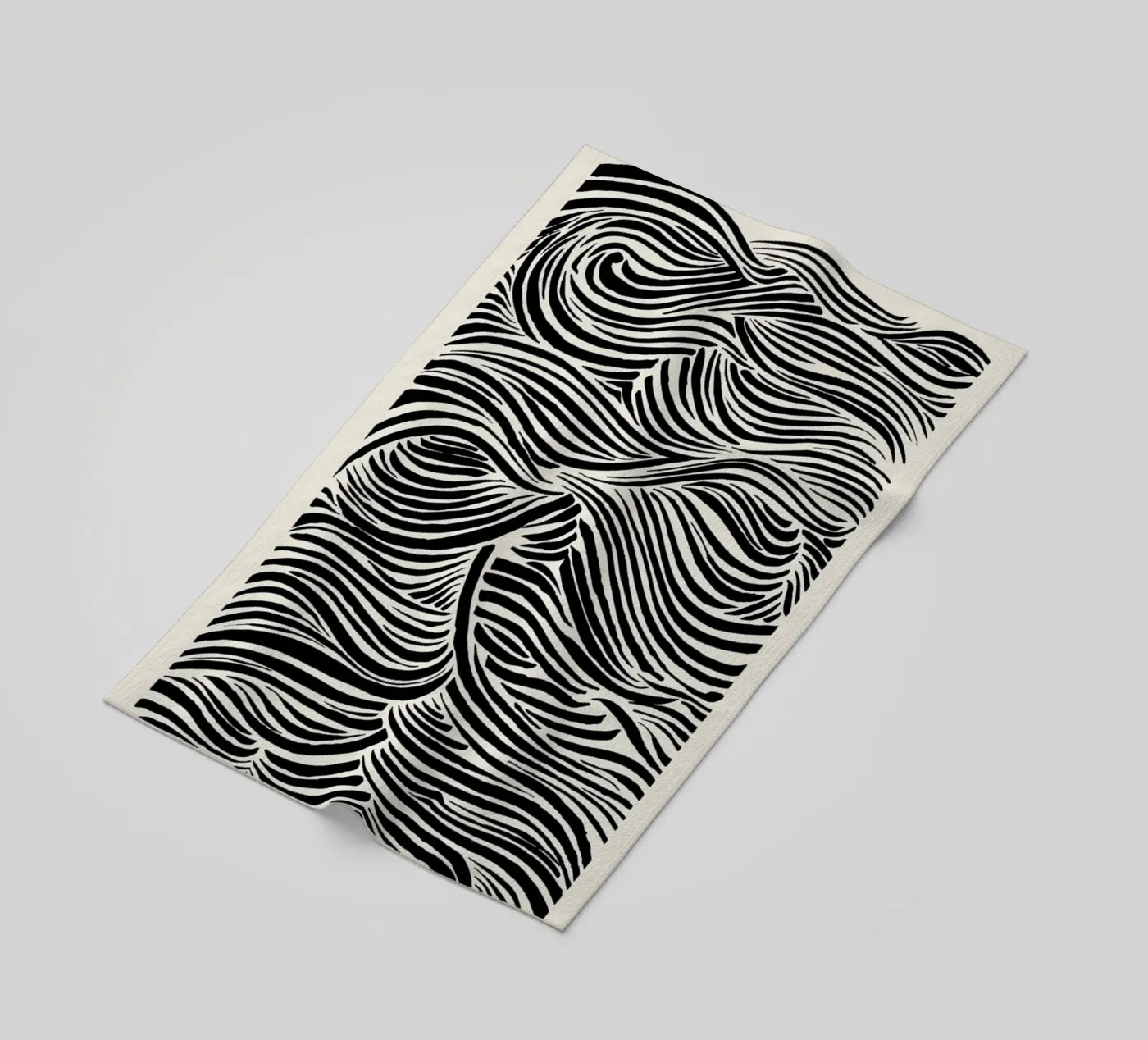 Deep Waves strandhanddoek van Graphite