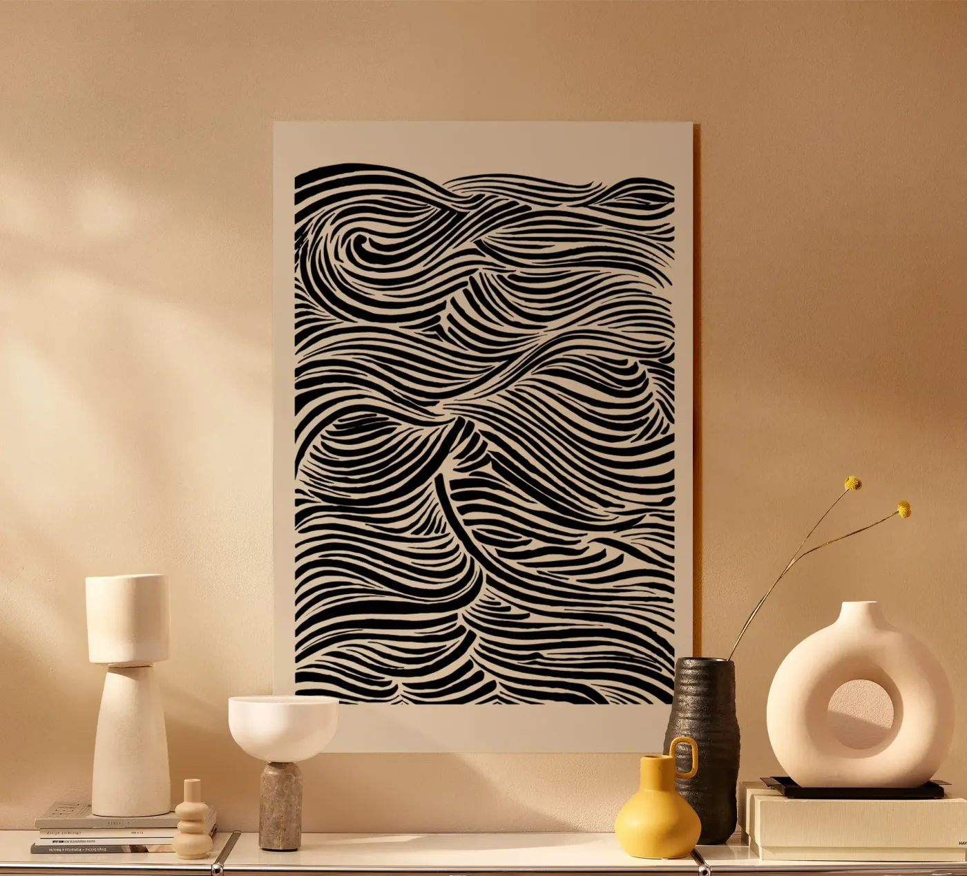 Deep Waves plexiglas de Graphite