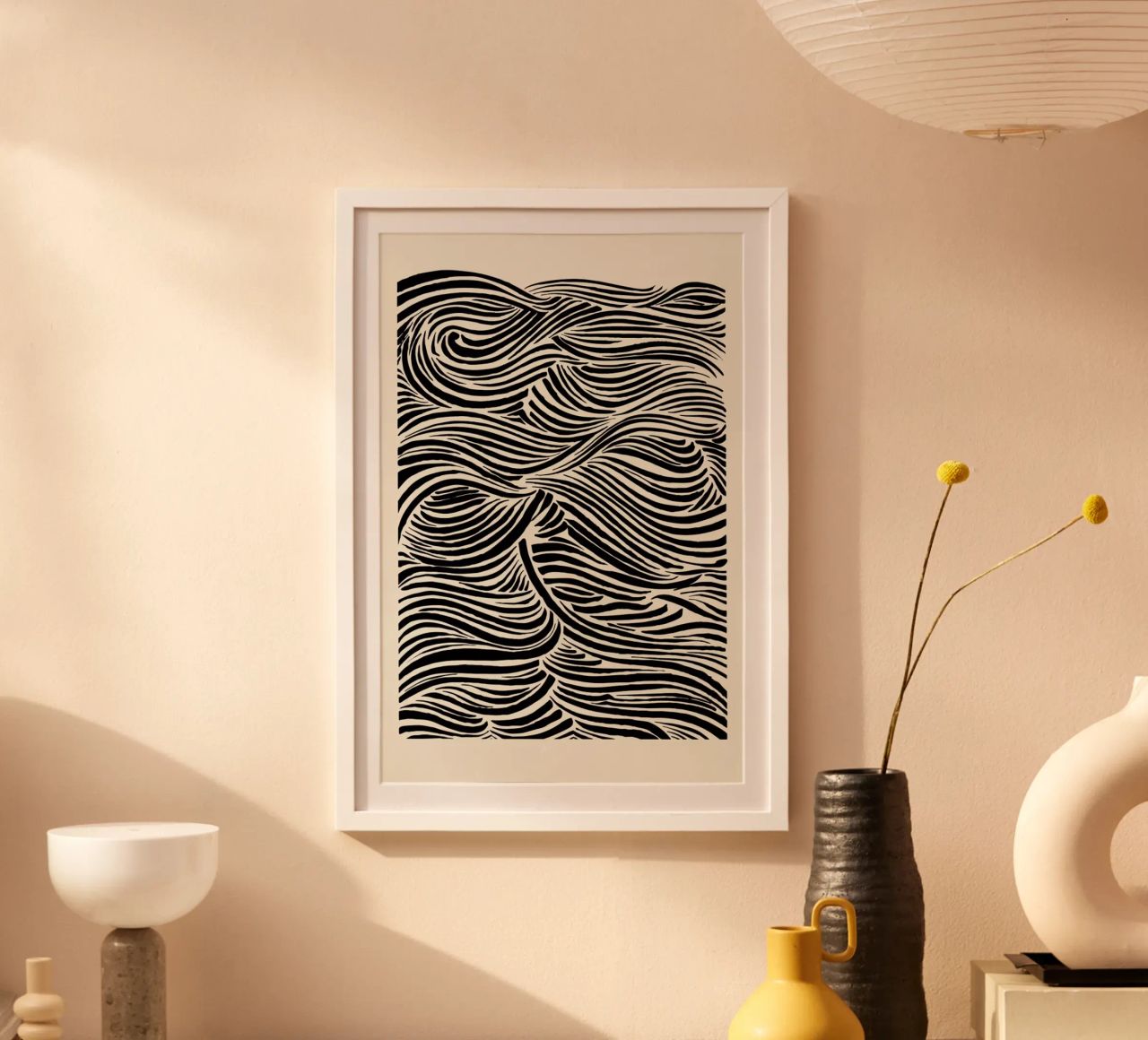 Deep Waves carta hahnemühle da Graphite
