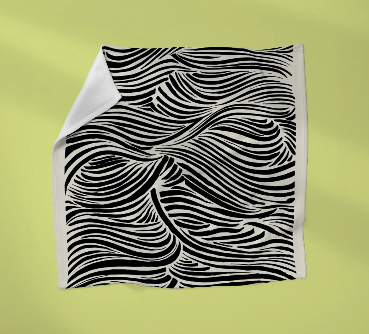 Deep Waves plaid polaire de Graphite