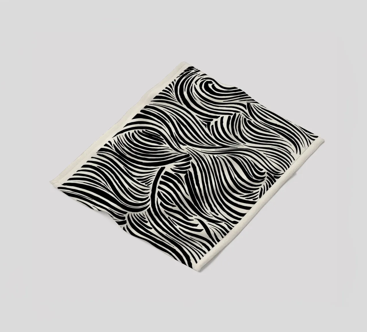 Deep Waves Fleecedecke von Graphite