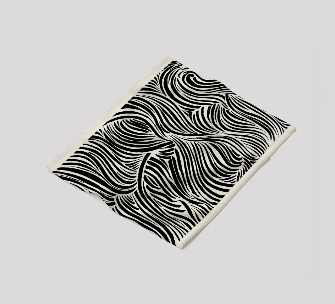 Deep Waves plaid polaire de Graphite