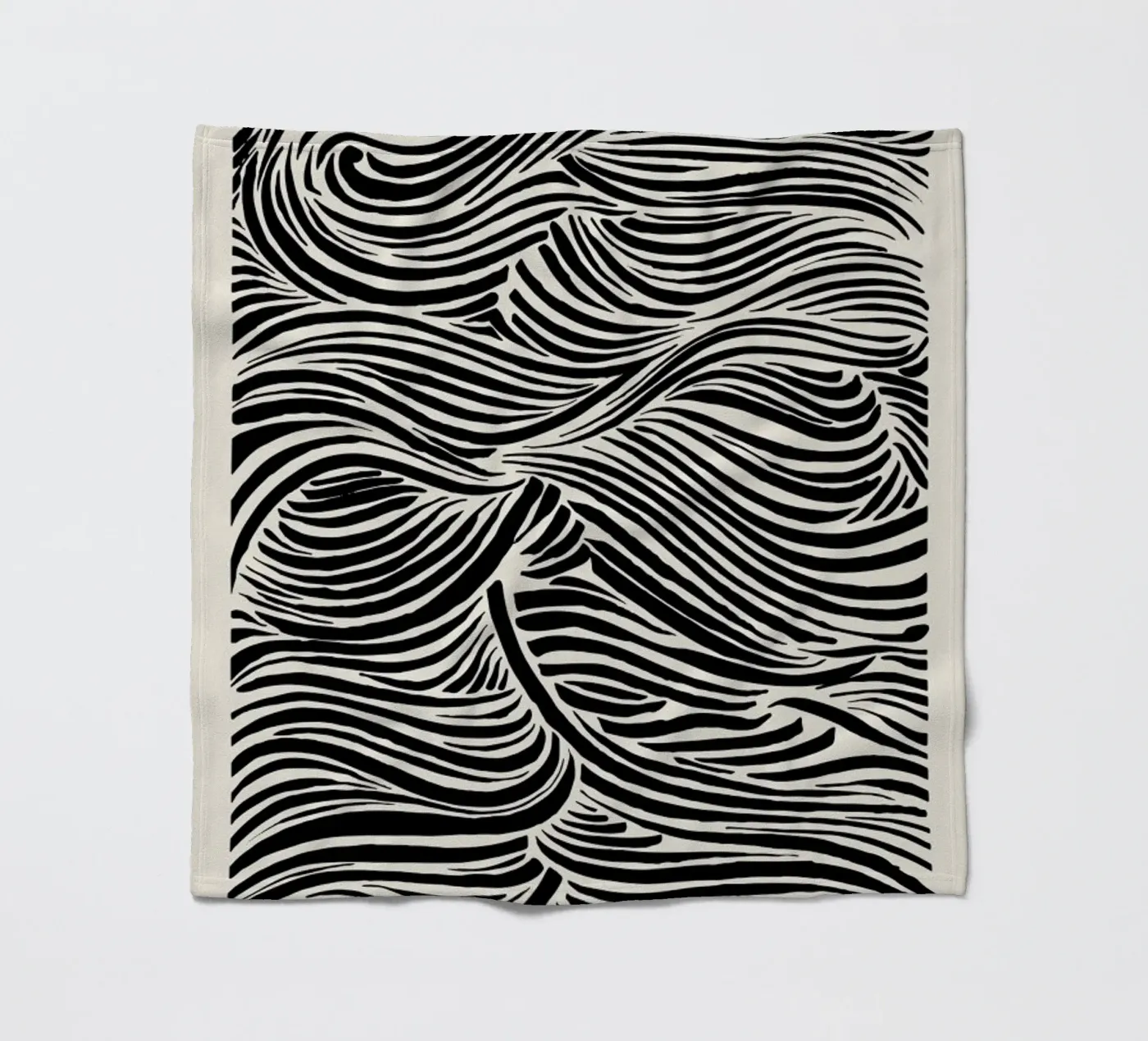 Deep Waves plaid polaire de Graphite