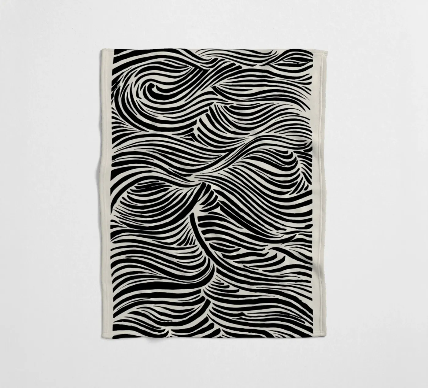 Deep Waves plaid polaire de Graphite