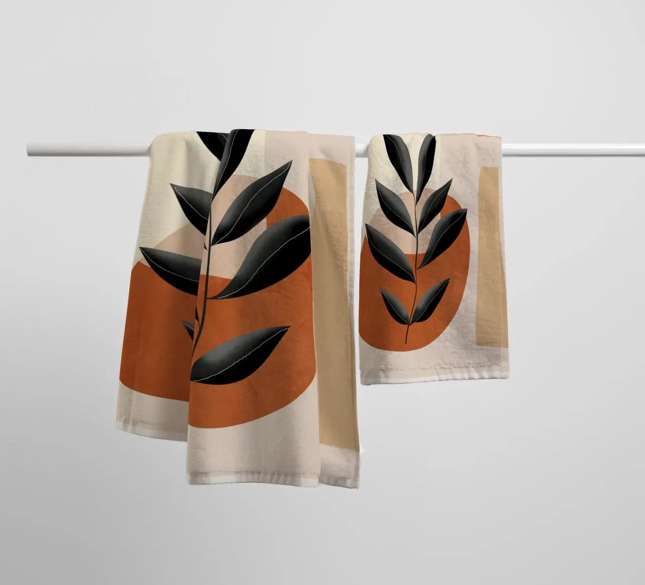Colorful Abstract Shapes 8 asciugamano da bagno da cityart