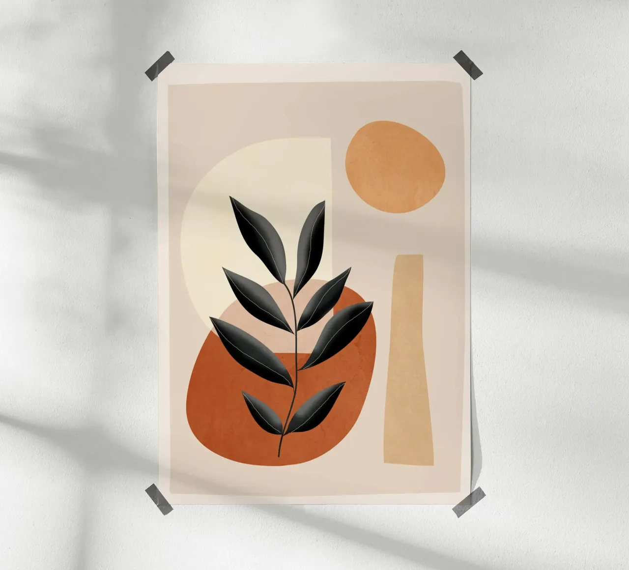 Colorful Abstract Shapes 8 poster da cityart