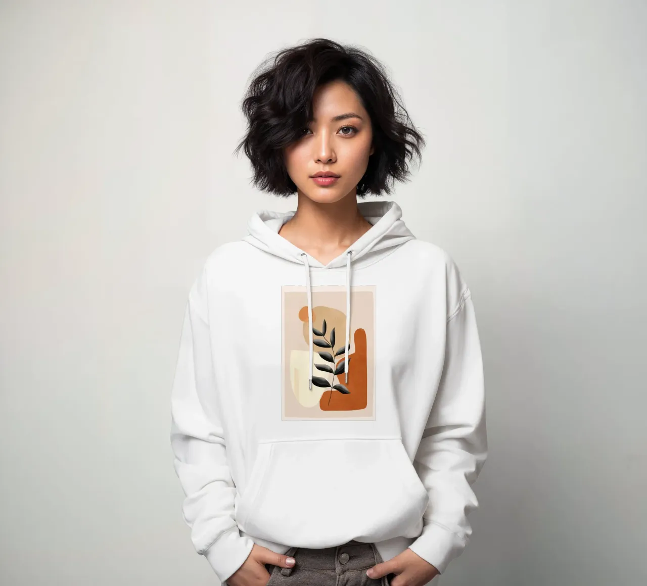 Colorful Abstract Shapes 9 felpa con cappuccio da cityart