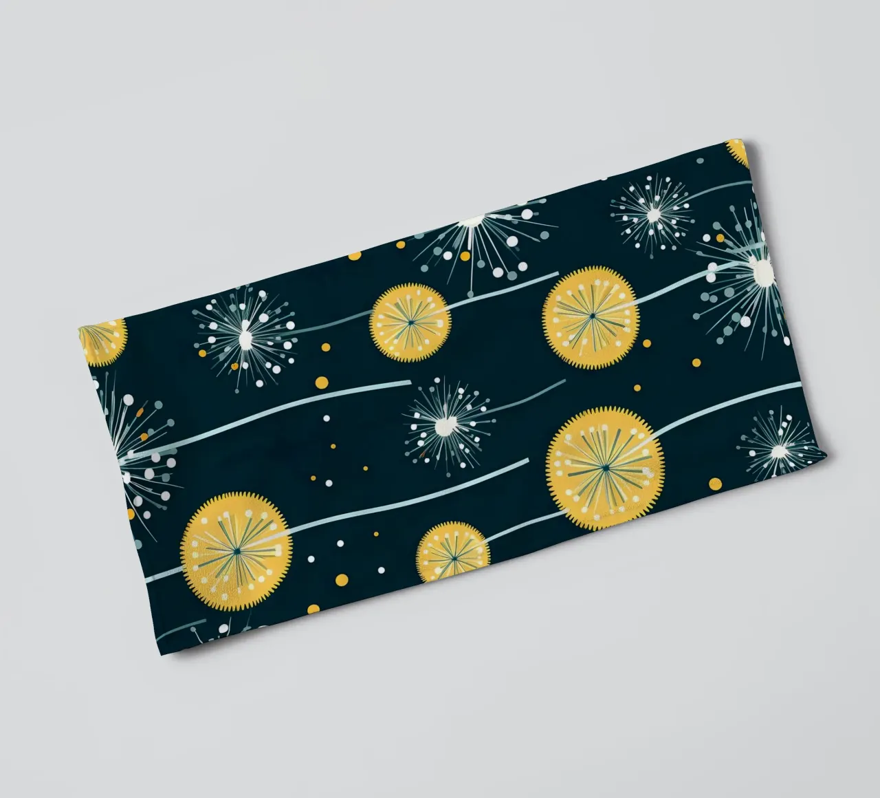 Dandelion Orbit Handtuch von Botanical Pattern House