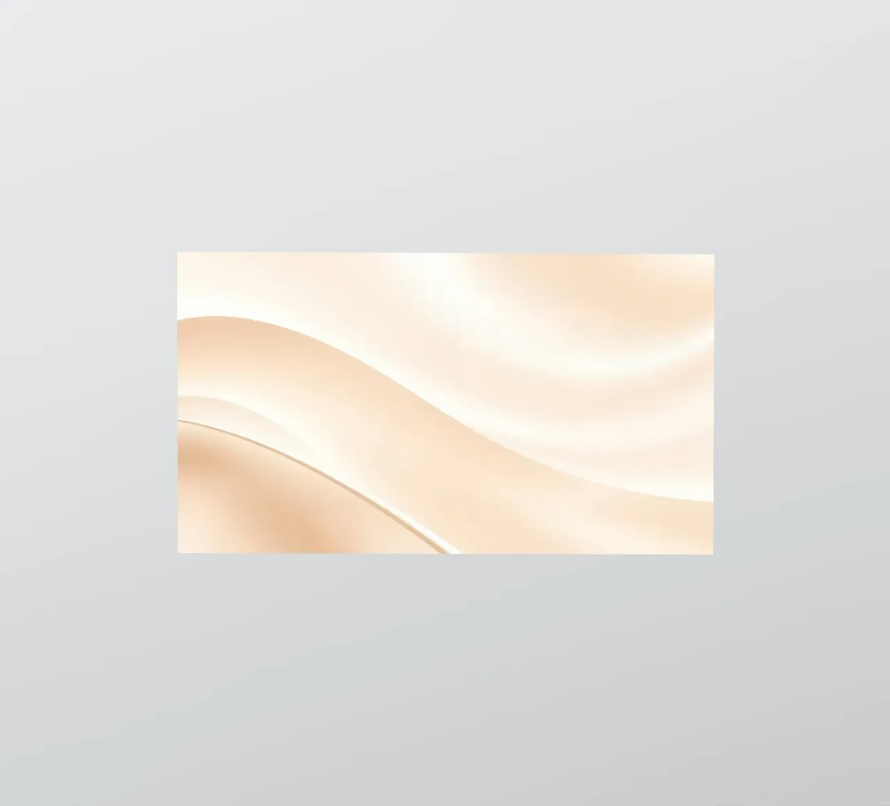 Soft fabric waves create a soothing sense of elegance sticker by DesignDoodle
