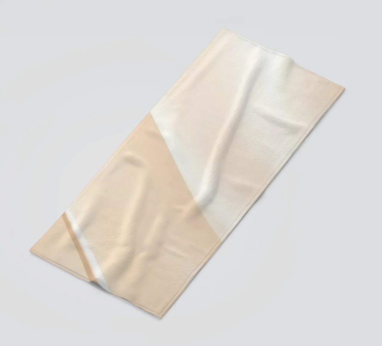 Soft fabric waves create a soothing sense of elegance beach towel by DesignDoodle