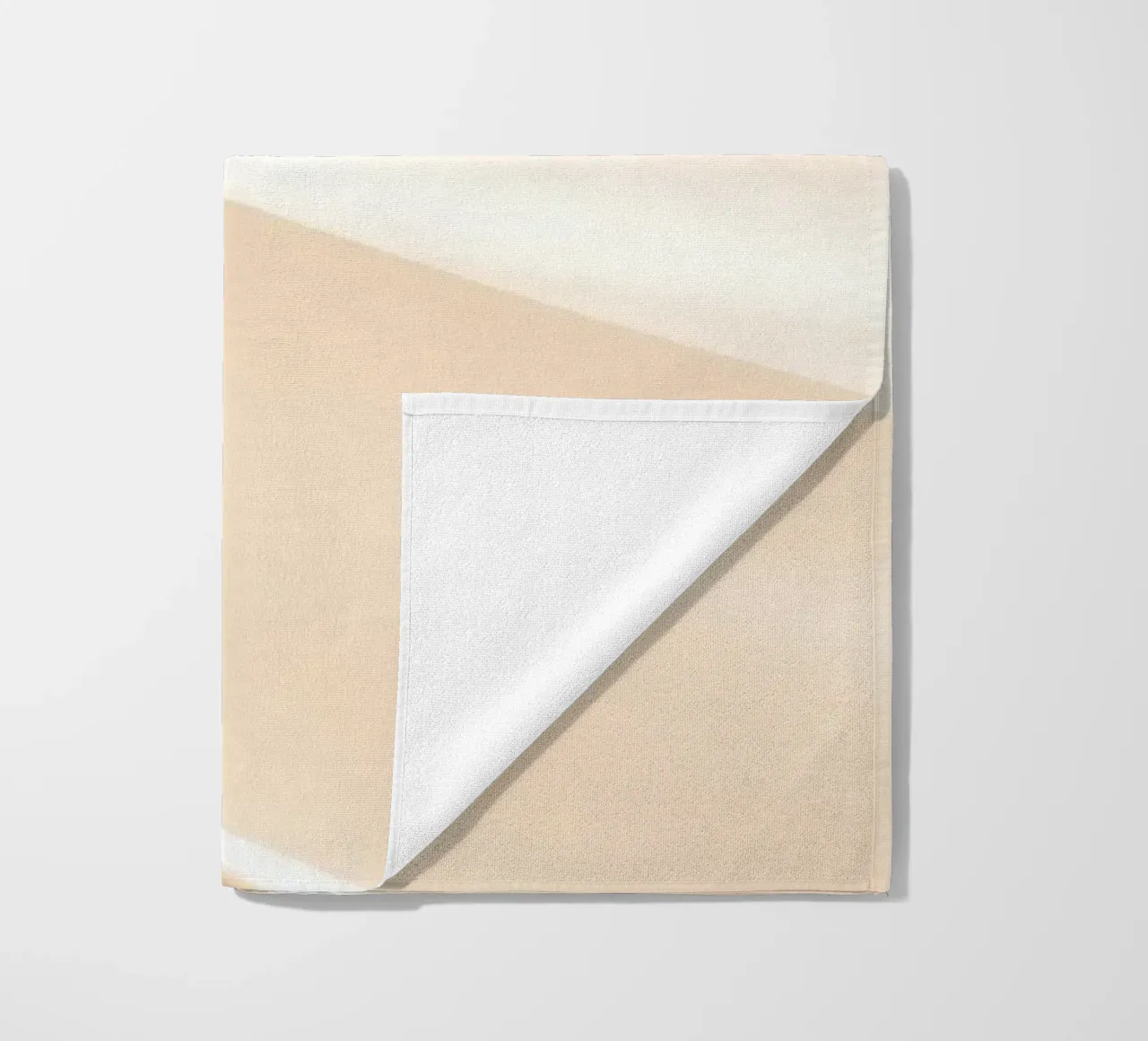Soft fabric waves create a soothing sense of elegance beach towel by DesignDoodle