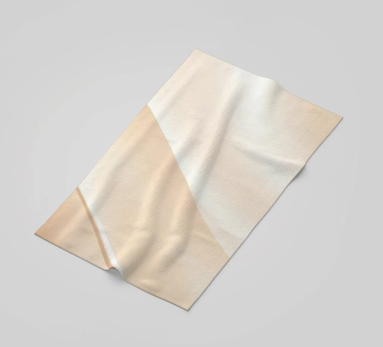 Soft fabric waves create a soothing sense of elegance beach towel by DesignDoodle