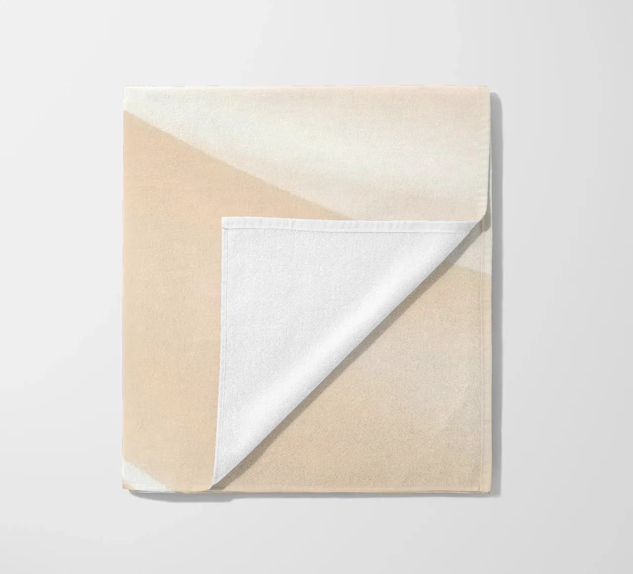 Soft fabric waves create a soothing sense of elegance beach towel by DesignDoodle