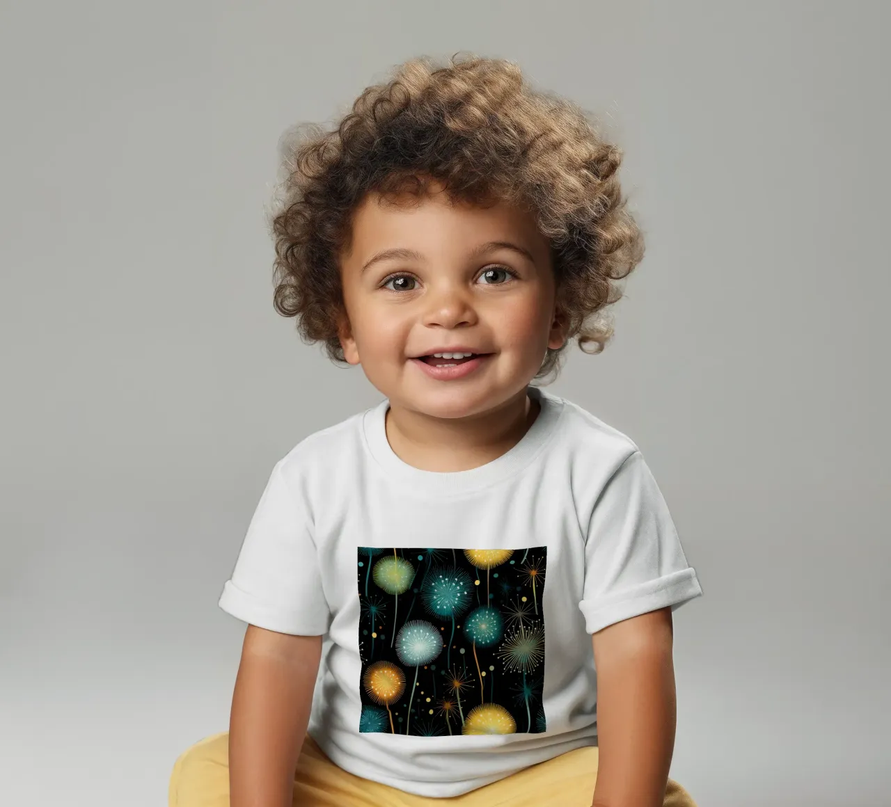 Órbita del diente de león camiseta de bebé de Botanical Pattern House