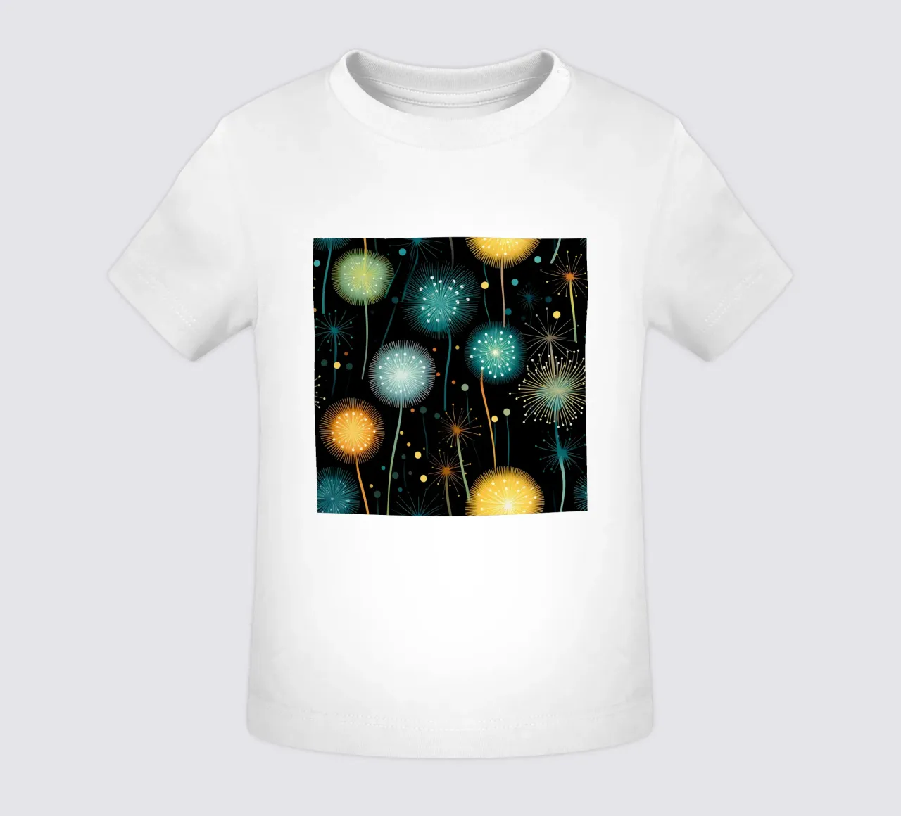 Órbita del diente de león camiseta de bebé de Botanical Pattern House