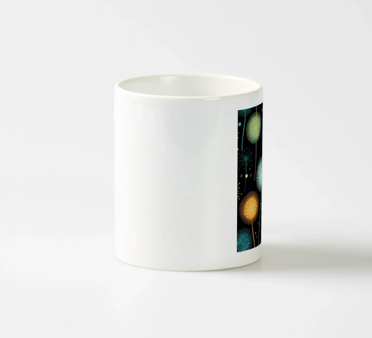 Orbita del dente di leone tazza in ceramica da Botanical Pattern House