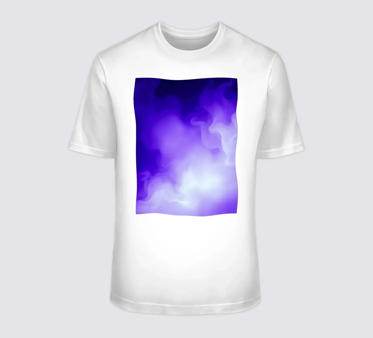 purple smoke swirls create a mesmerizing atmosphere t-shirt by DesignDoodle