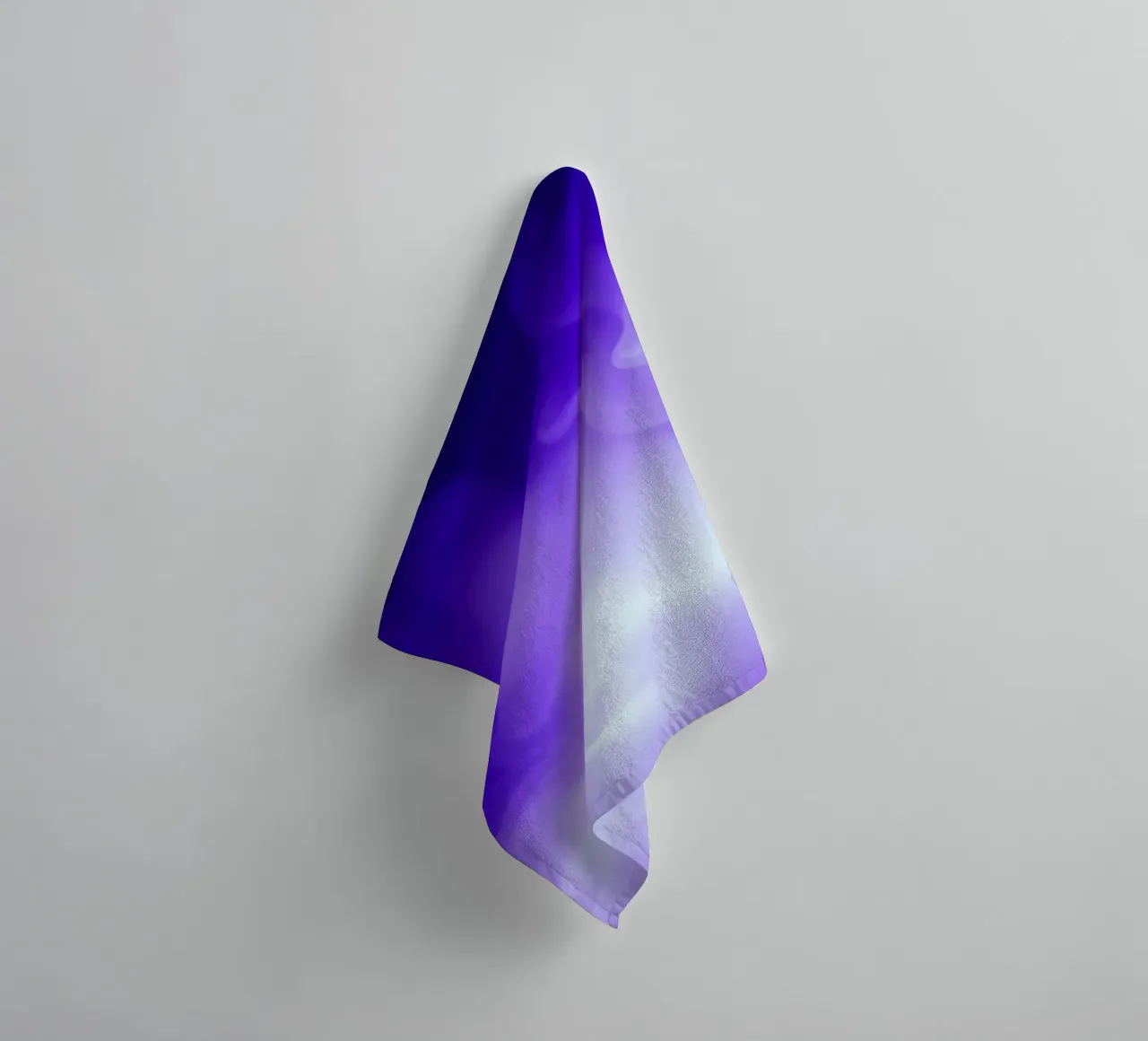 purple smoke swirls create a mesmerizing atmosphere towel by DesignDoodle